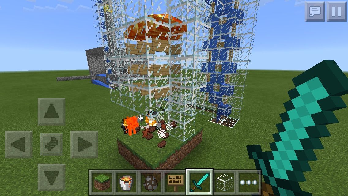 焼肉製造機と動物用エレベーター トシヤのゆっくりマイクラpe