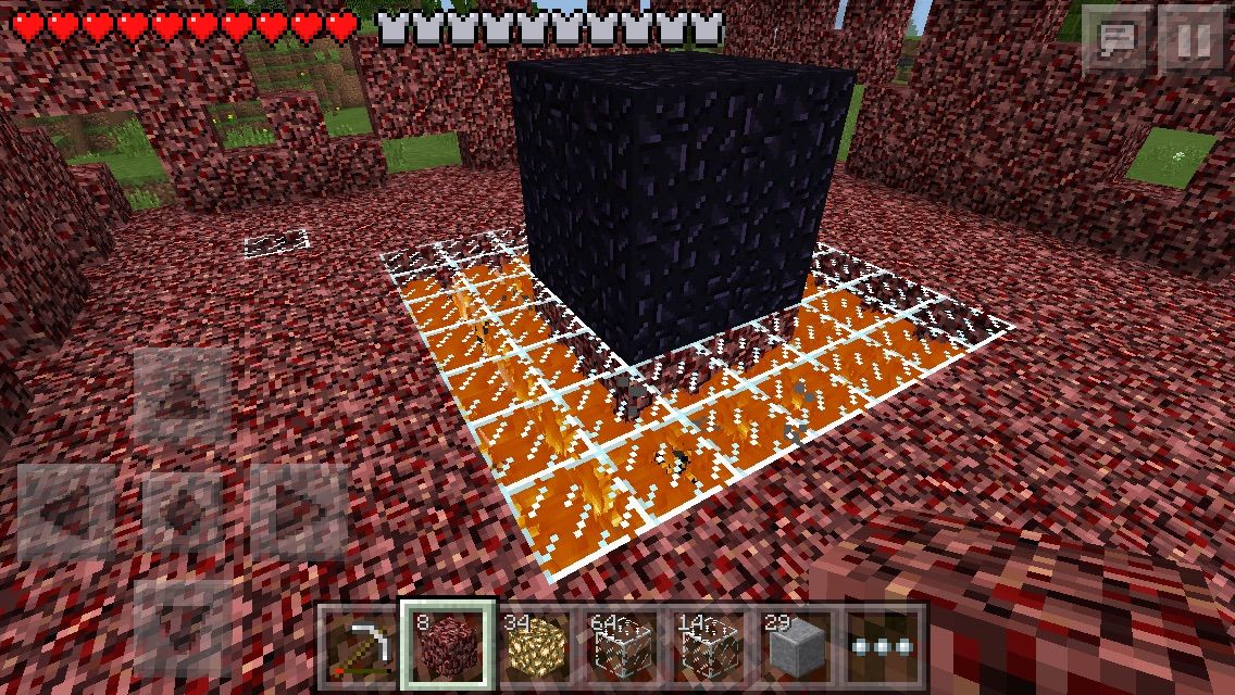 仮ネザー記念館を作る トシヤのゆっくりマイクラpe