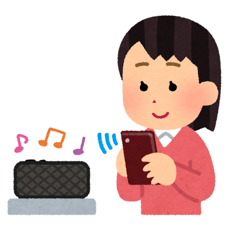 music_bluetooth_speaker_woman