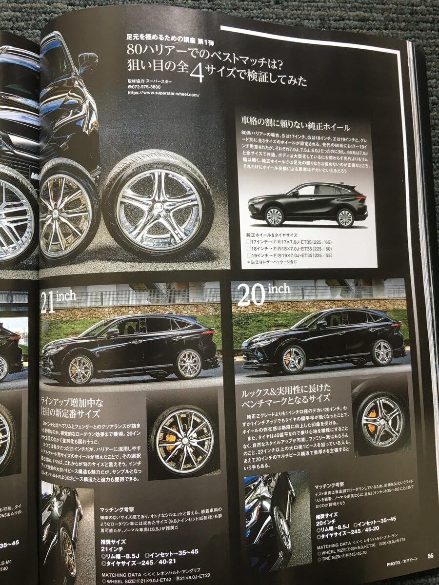 スーパースター レオンハルト フリーデン20インチ4本タイヤセット 切ない