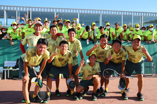 日本一の笑顔!!◇愛媛インターハイ◇男子団体 : ソフトテニス☆サプリ