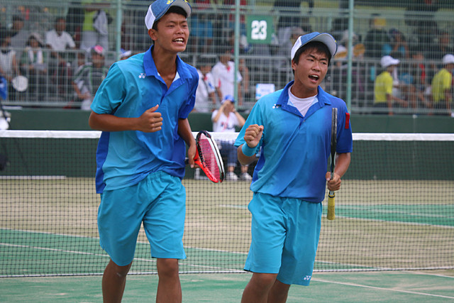 岡山インハイ 男子個人ベスト６４ ソフトテニス サプリメンツ