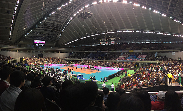 夢舞台 春高バレー観戦してきました ソフトテニス サプリメンツ
