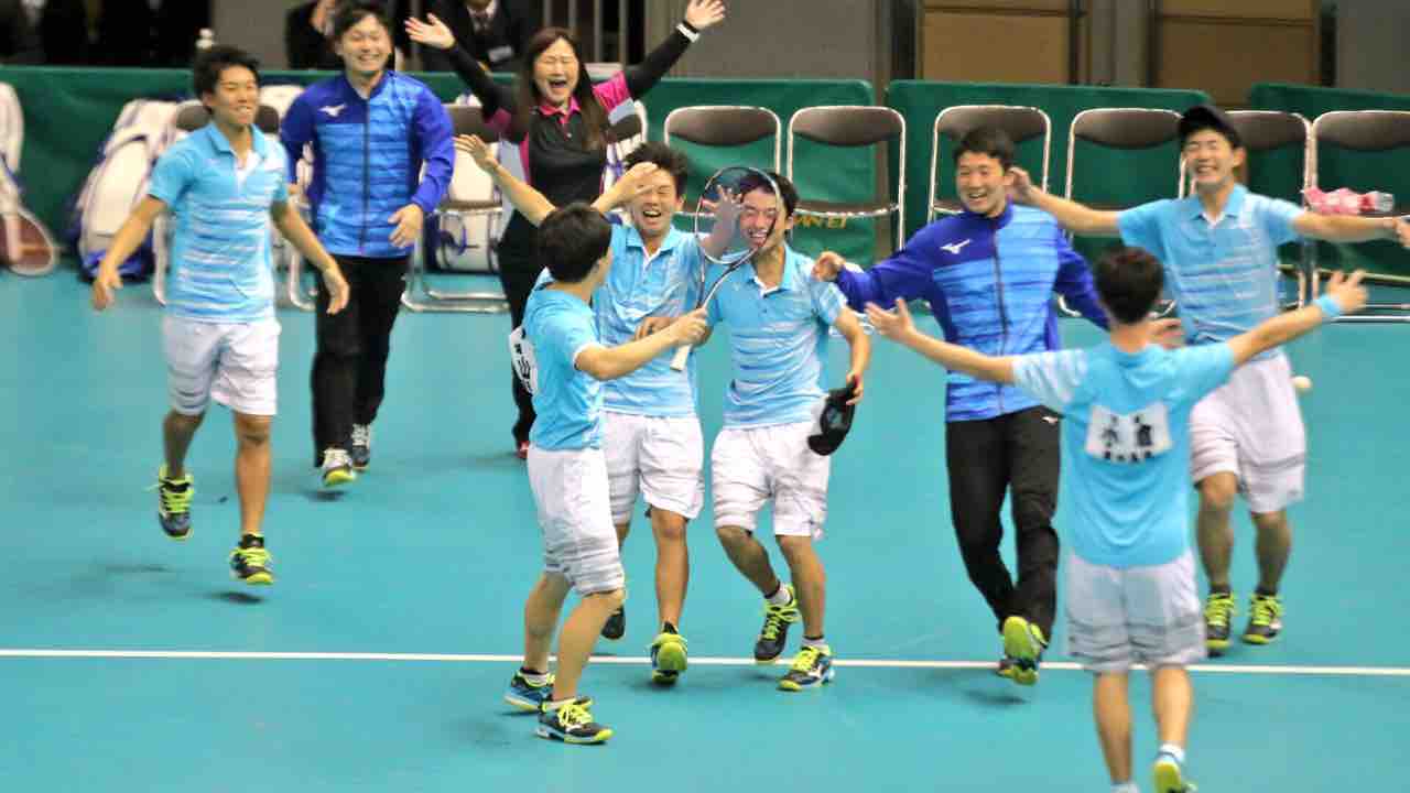 テニス選抜ユニフォーム 全日本選抜インドア 新ユニホームと共に👏 そろそろ勝つ phot by