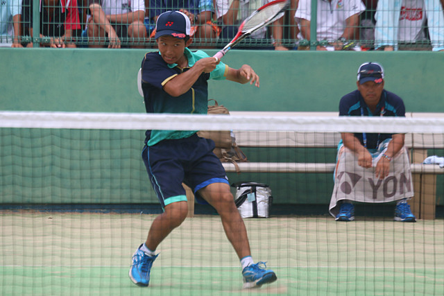 日本一の笑顔 男子個人 奈良インターハイ ソフトテニス サプリメンツ