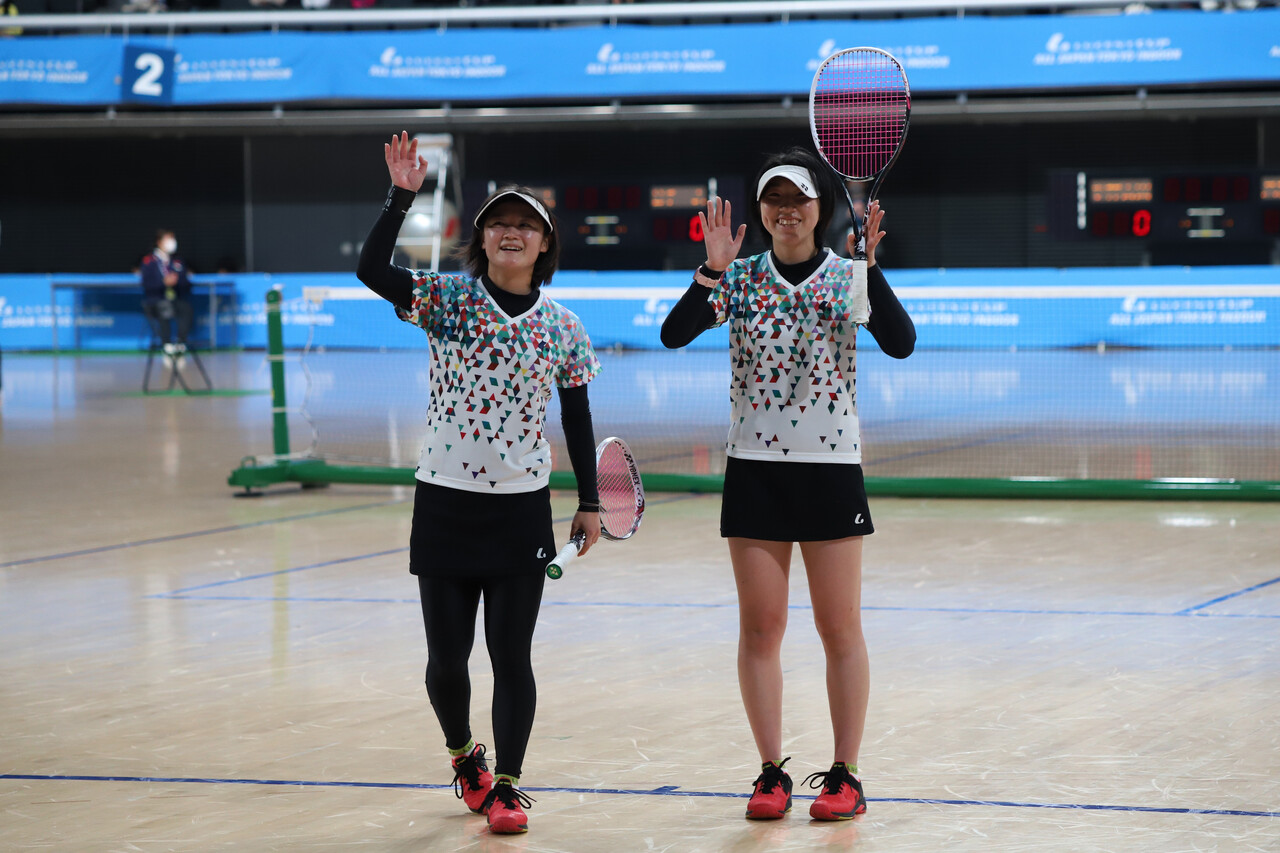 村上・長江/高橋・半谷がV!!◇東京インドア◇日本一の笑顔