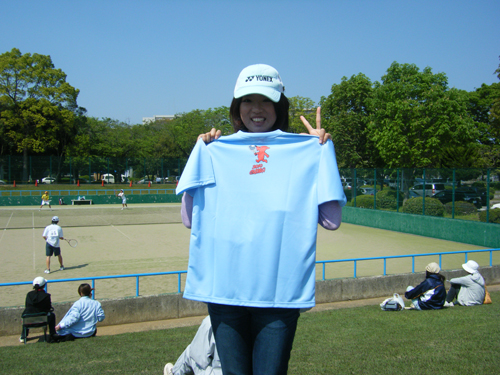 チーバくん×ヨネックス＝2010千葉国体Tシャツ☆ : ソフトテニス