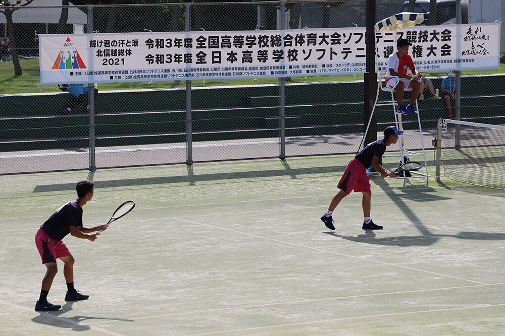 ◇石川インターハイ◇男子個人1日目Photo : ソフトテニス ◇石川インターハイ◇男子個人1日目Photo : ソフトテニス