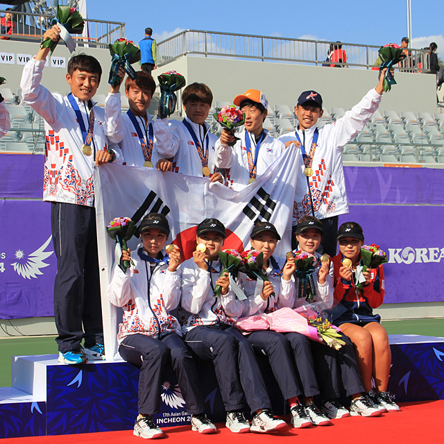 ヨネックス　ソフトテニスアジア大会2016年大会記念モデル アジア選手権】11/20最終日は国別対抗。金4、銀2、銅4の日本