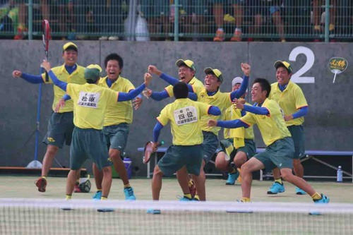 尽誠学園が2冠!!◇宮崎インターハイ◇男子団体 : ソフトテニス☆サプリ