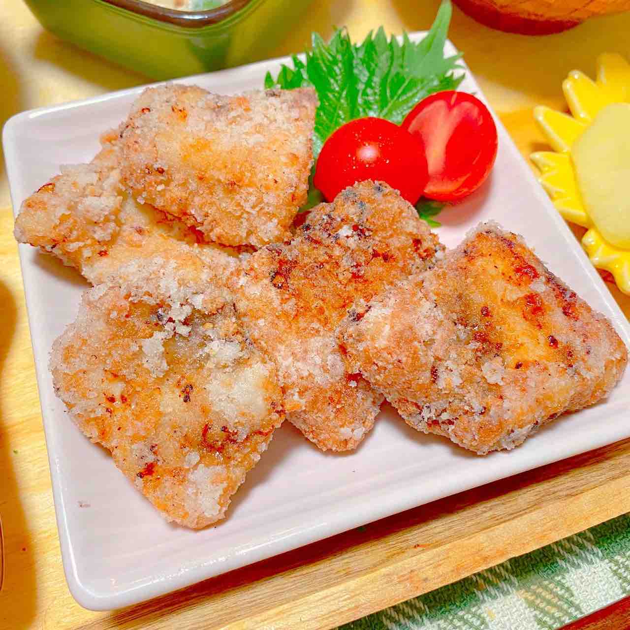 めかじきの唐揚げ わさび風味 Suzukaの楽うまカフェごはん