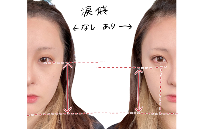 涙袋メイク3