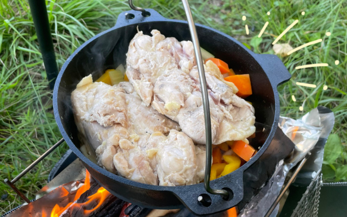 真夏のキャンプ飯7