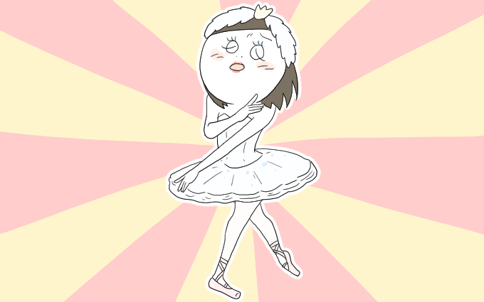 バレエメイク1
