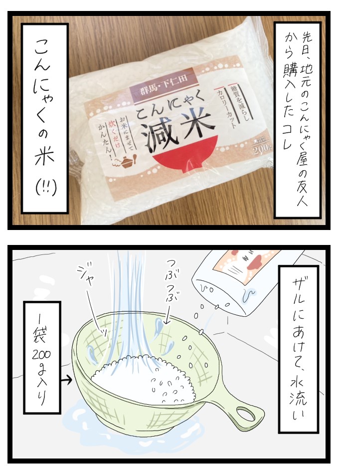こんにゃくの米1