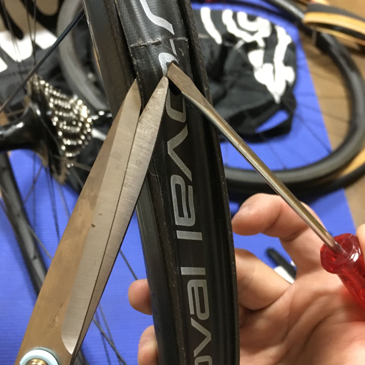 roval Rapide clx32 チューブレス化 : ゆっくりで、ええんやで