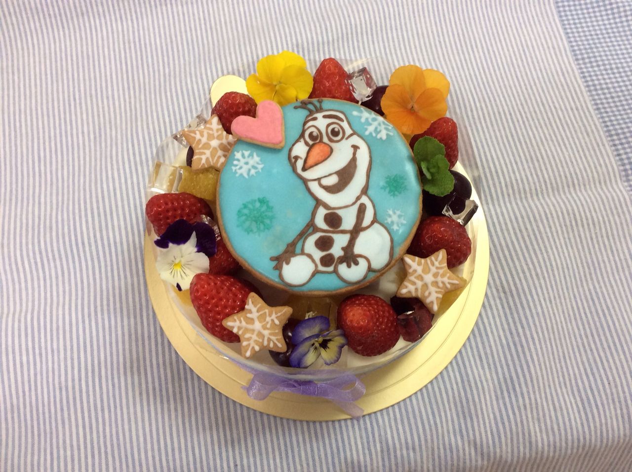 アナ雪 オラフのレアチーズケーキ Rina S