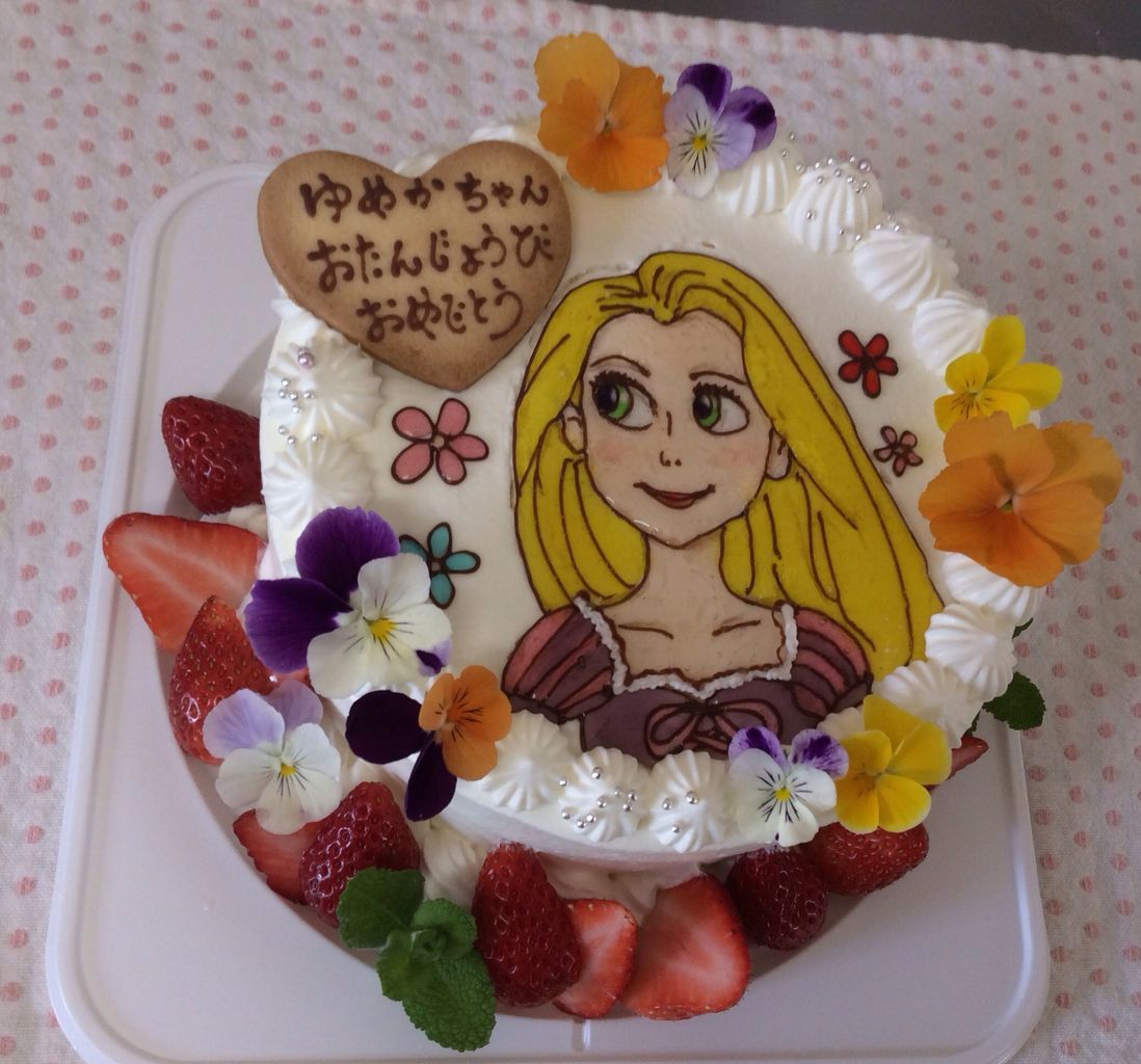 ラプンツェルのデコレーションケーキ Rina S