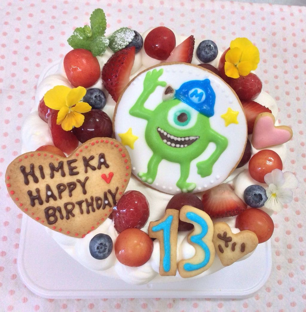 モンスターズインク マイクのお誕生日ケーキ Rina S