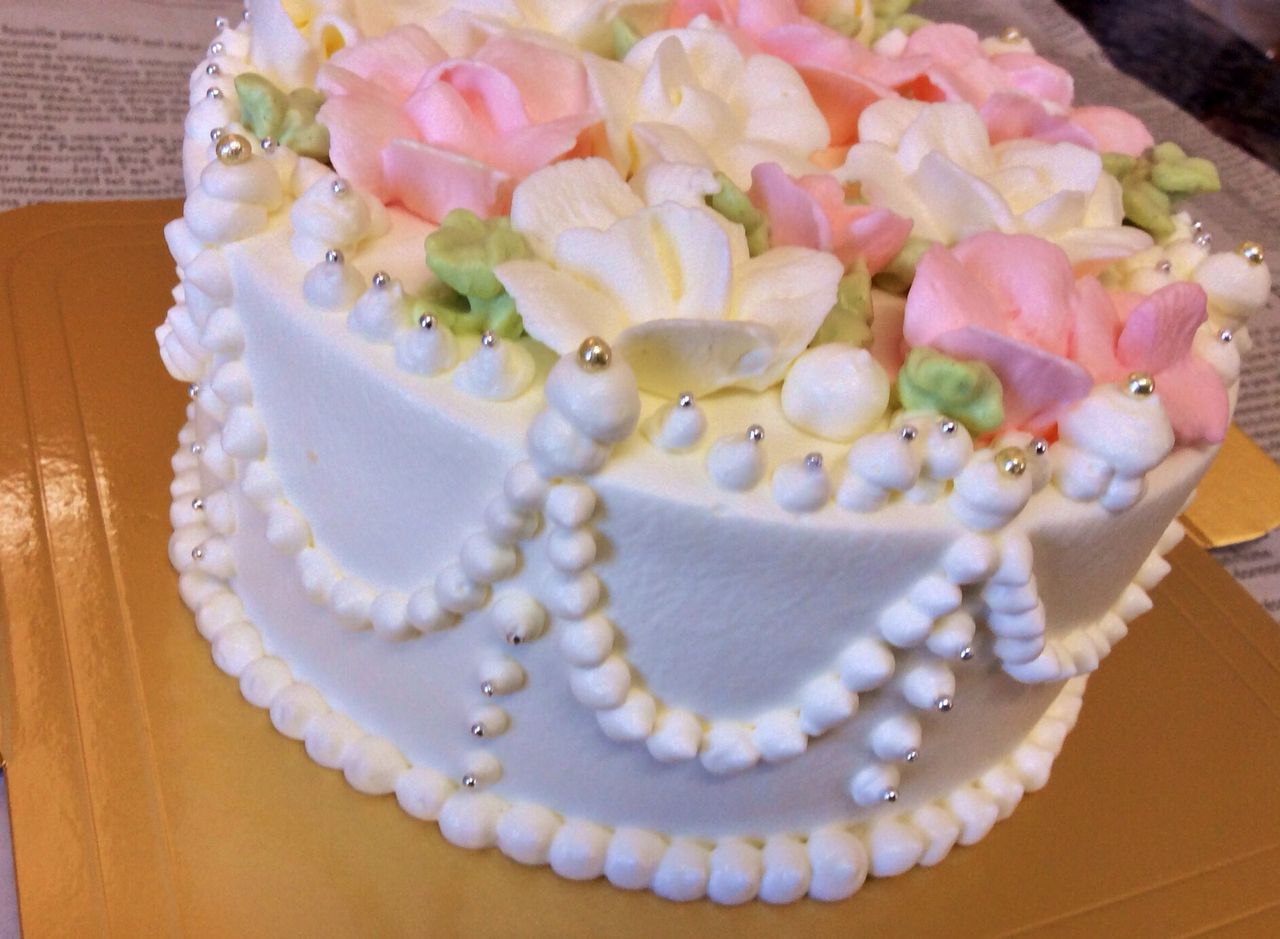 結婚記念日4周年 花婚式 のお花のケーキ Rina S