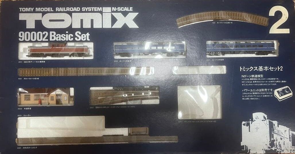TOMIX ベーシックセット2（最初期モデル）（8）と、おまけ赤い