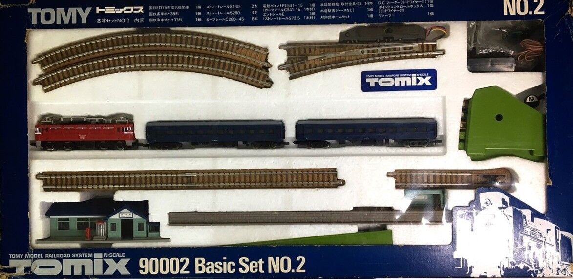 TOMIX ベーシックセット2（最初期モデル）（8）と、おまけ赤い