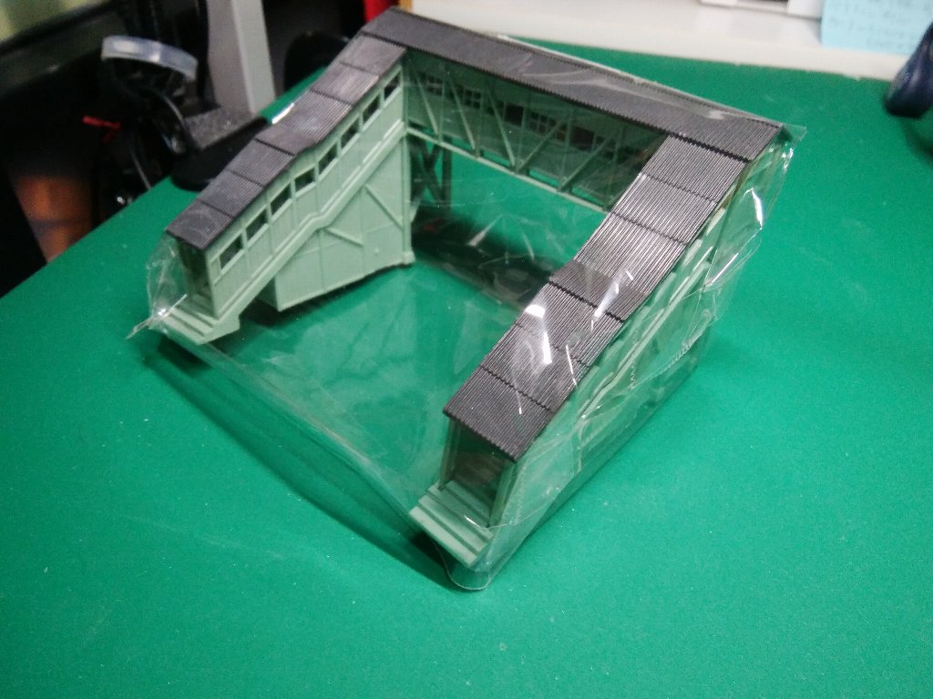 TOMIX・跨線橋（ジャンク）のリメイク（1