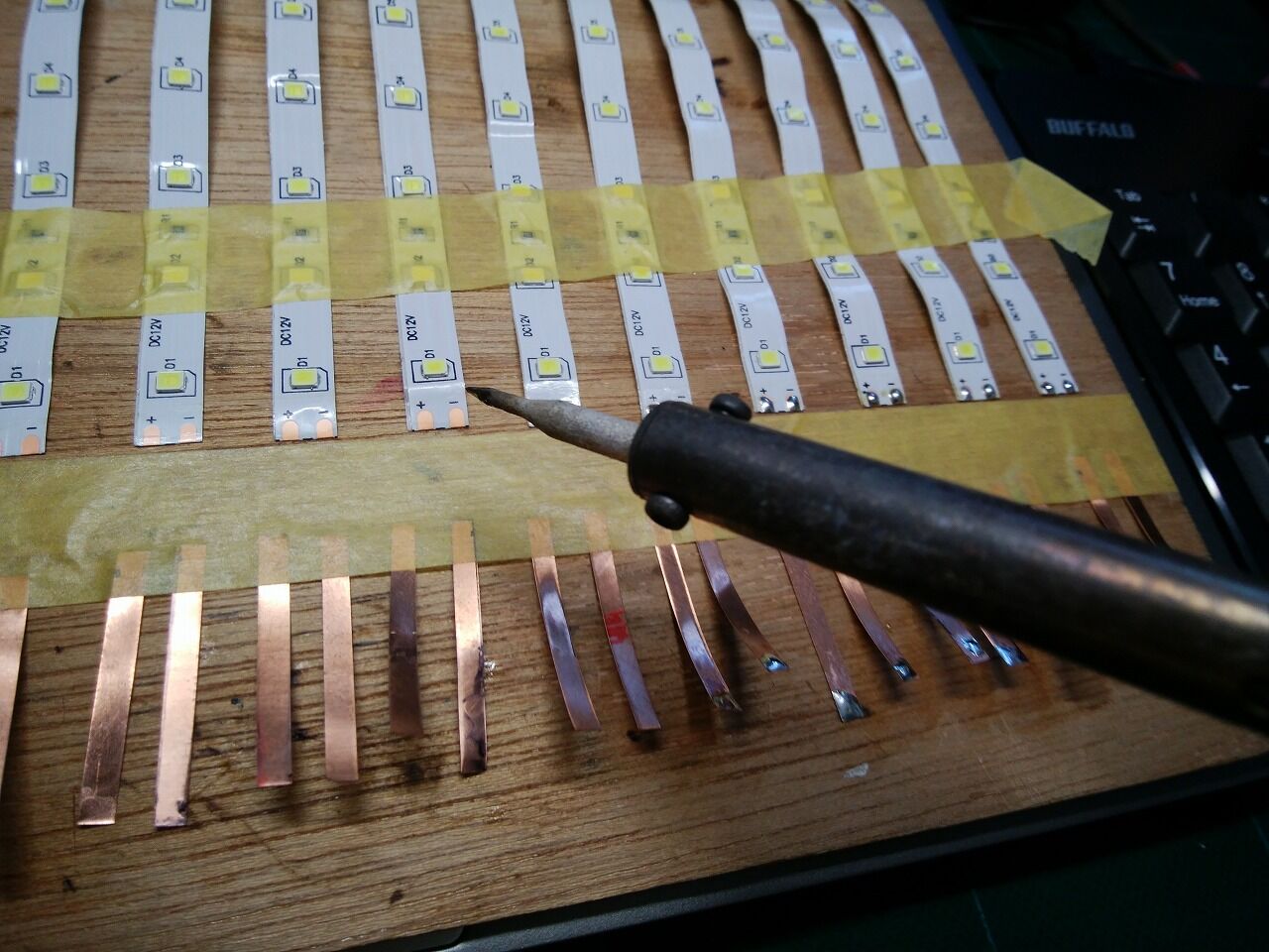 KATO用自作12灯LED室内灯50本＋メンテナンスオイル KATO用自作