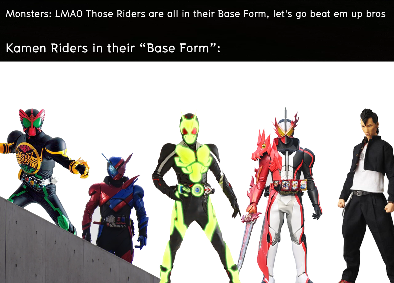 仮面ライダーのパッと見基本フォームっぽい奴らについての海外の反応 特攻訳 海外の反応ブログ