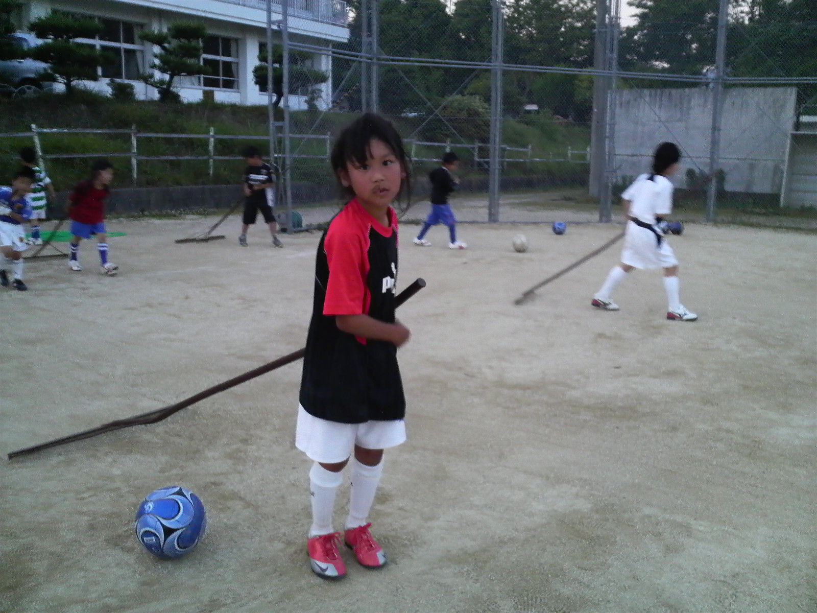 ５月１９日の練習の様子 須崎市少年サッカースクール