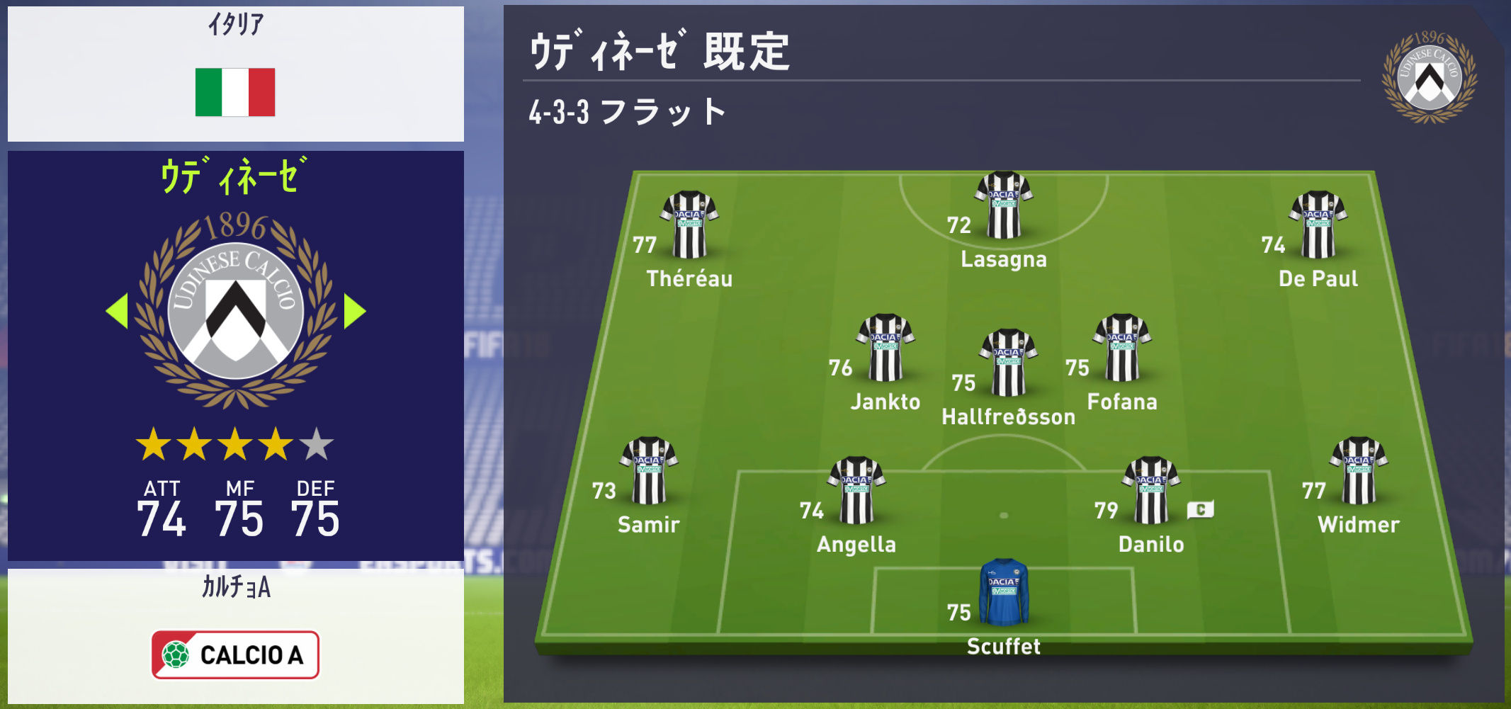 Fifa18 セリエa 18クラブの規定フォーメーション一覧 Juventus と Fifa19 のあれこれ Fifa18 セリエa 18クラブの規定フォーメーション一覧 Juventus と Fifa19 のあれこれ