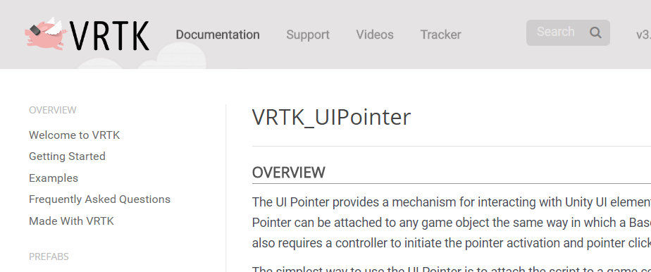 [VRTK解説]「VRTK_UIPointer」の概要（VR空間のUIにインタラクトできるポインター）[Unity] : ねぎたまらぼ