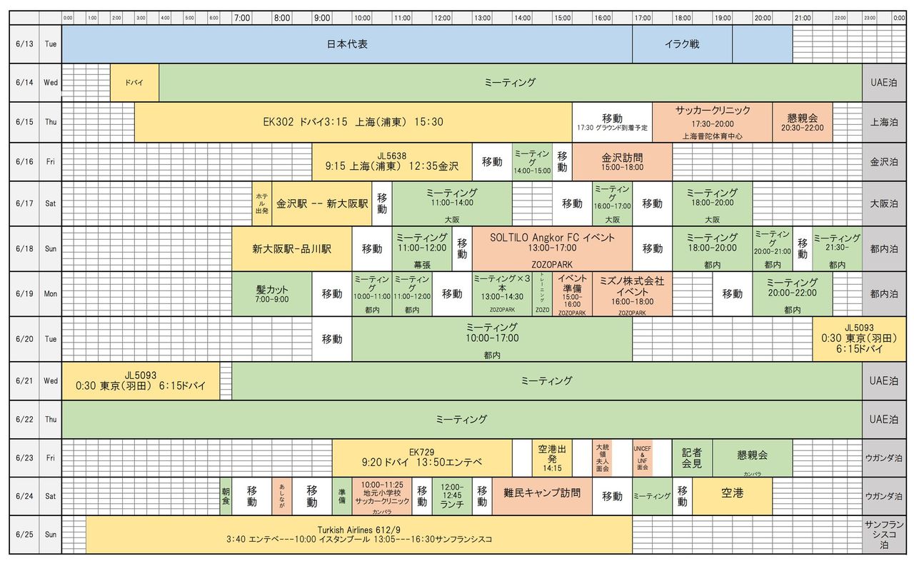 速報 本田圭佑さん 公式hpで自身のスケジュールを公開 気になるニュースまとめっち