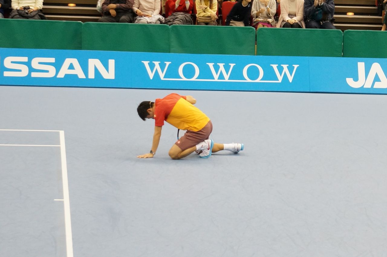 18年ドリームテニスnagoya 初めてのプロテニスプレーヤーを生観戦 かざみどり