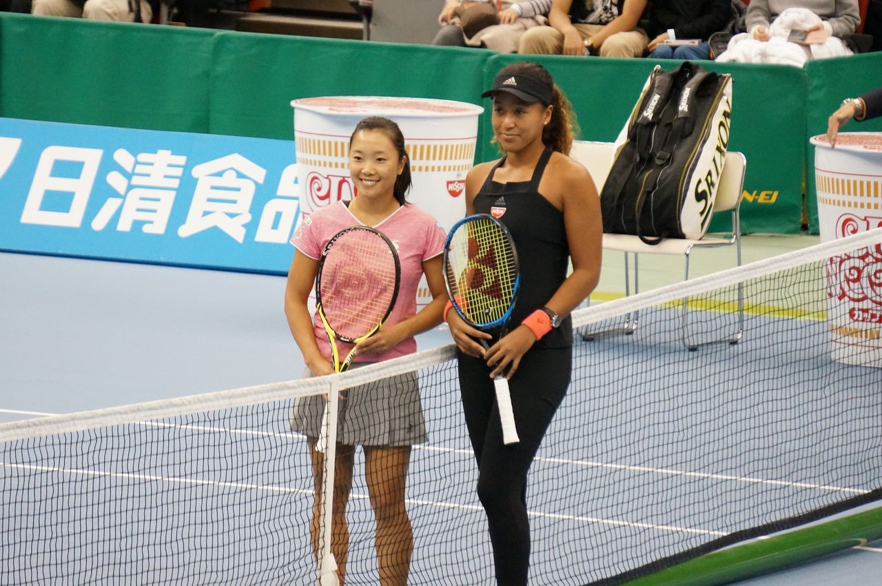 18年ドリームテニスnagoya 初めてのプロテニスプレーヤーを生観戦 かざみどり