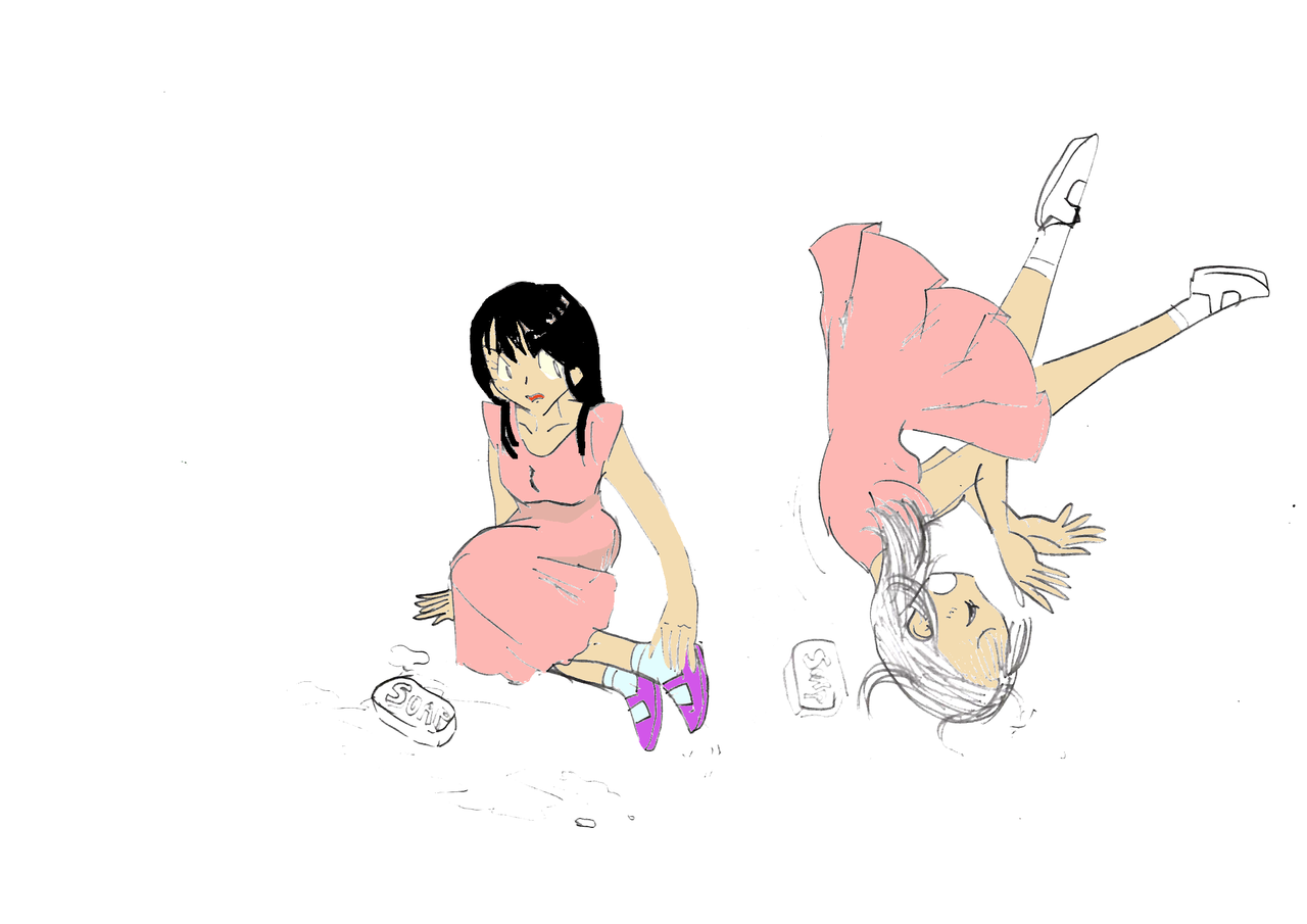 かわいい女の子 転ぶシリーズ 小学生 絵筆ちゃんのblog