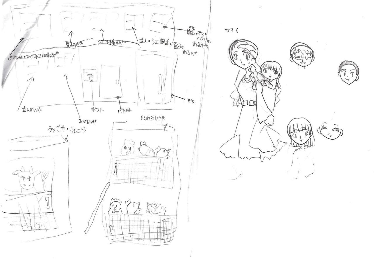 朝ドラ なつぞら の設定を絵筆風に作って描いてみた 小学生 絵筆ちゃんのblog