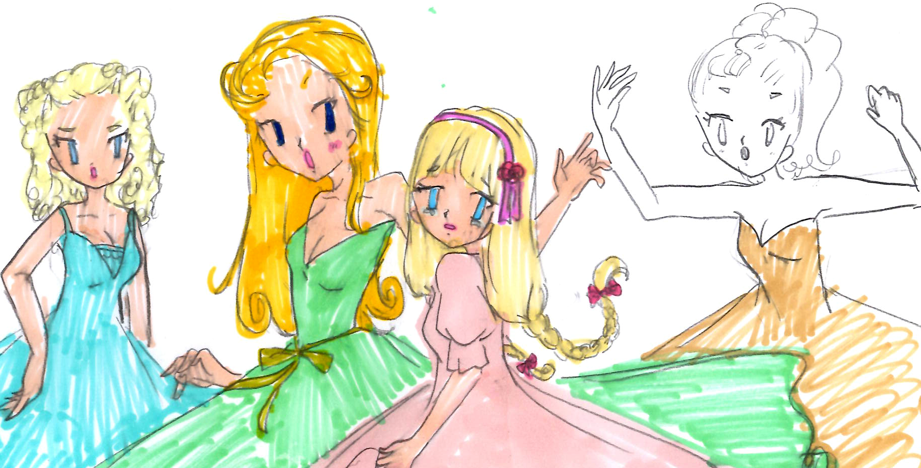 小4が意地悪なお姉さまに負けないでシンデレラ な絵 を描いた 小学生 絵筆ちゃんのblog 小4が意地悪なお姉さまに負けないでシンデレラ な絵 を描いた 小学生 絵筆ちゃんのblog