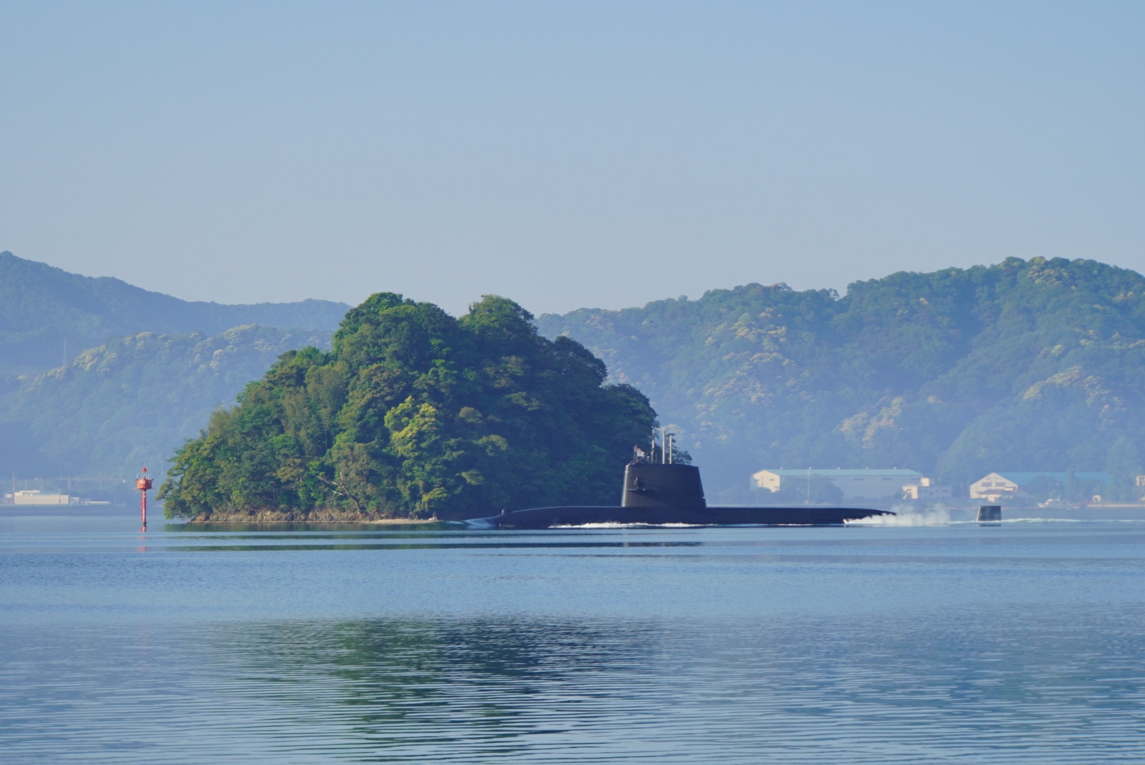 潜水艦「くろしお」舞鶴湾往路③ 2019/5/17 : すーさんの艦活日記