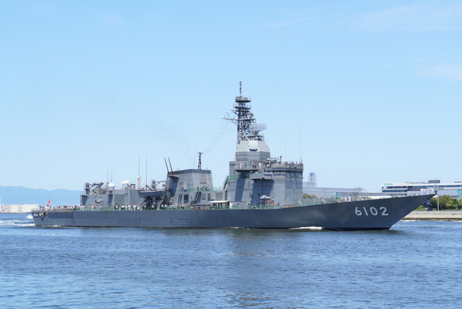 試験艦「あすか」堺泉北港入港③ 2024/5/11 : すーさんの艦活日記