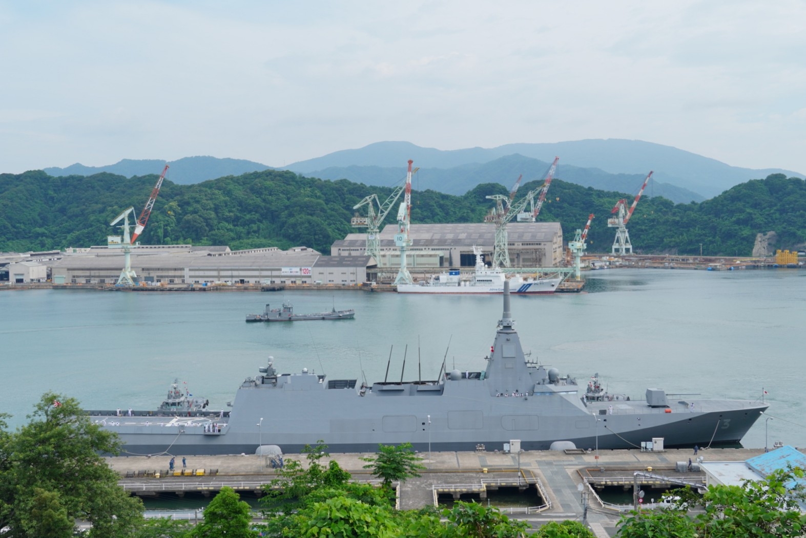 護衛艦「のしろ」舞鶴基地入港③ 2023/6/28 : すーさんの艦活日記