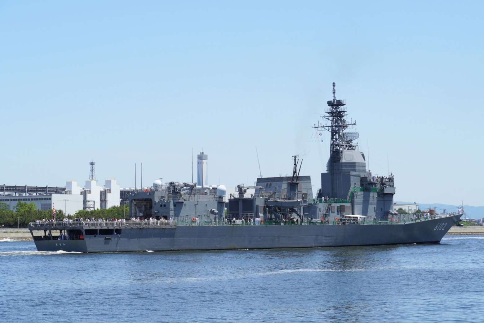 試験艦「あすか」堺泉北港入港③ 2024/5/11 : すーさんの艦活日記