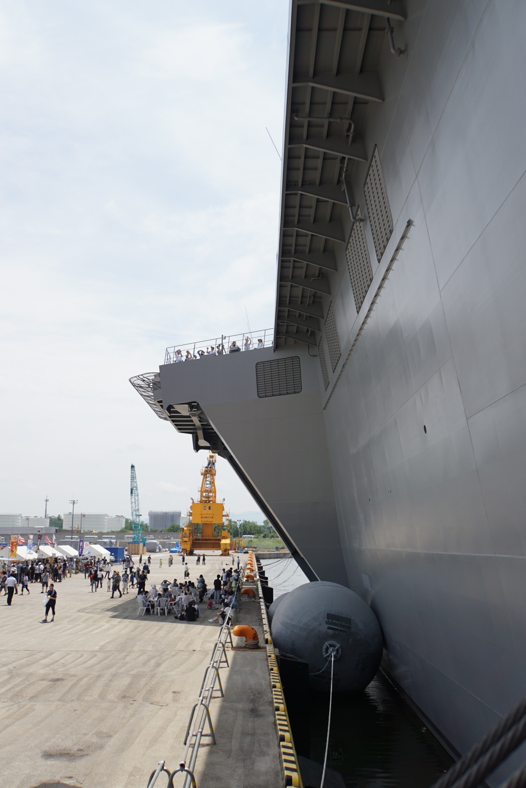 護衛艦 かが 金沢港一般公開 17 7 14 すーさんの艦活日記