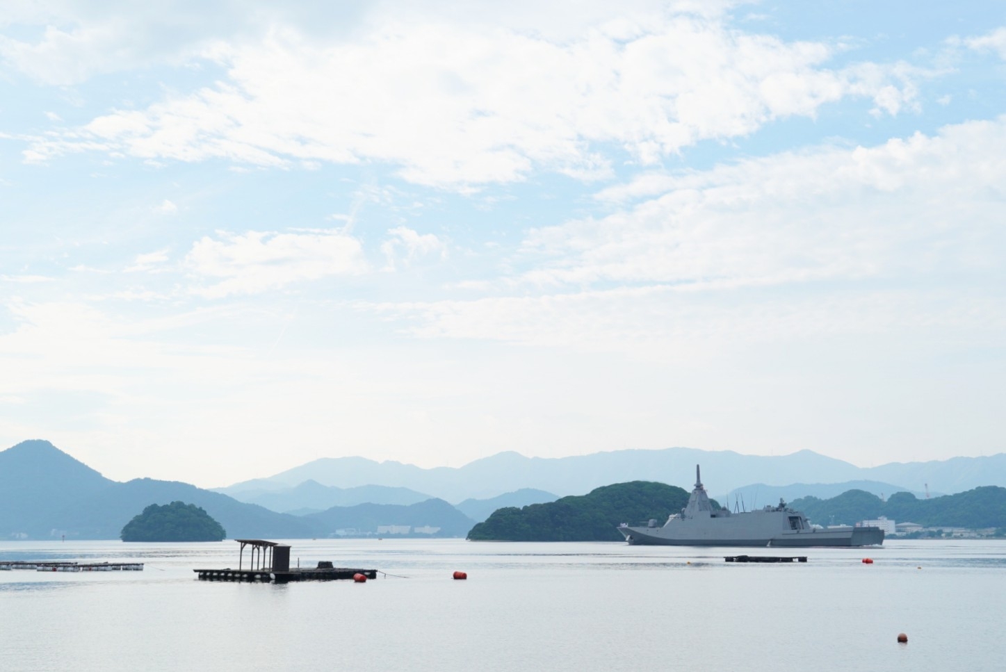 護衛艦「のしろ」舞鶴湾往路④ 2023/6/28 : すーさんの艦活日記