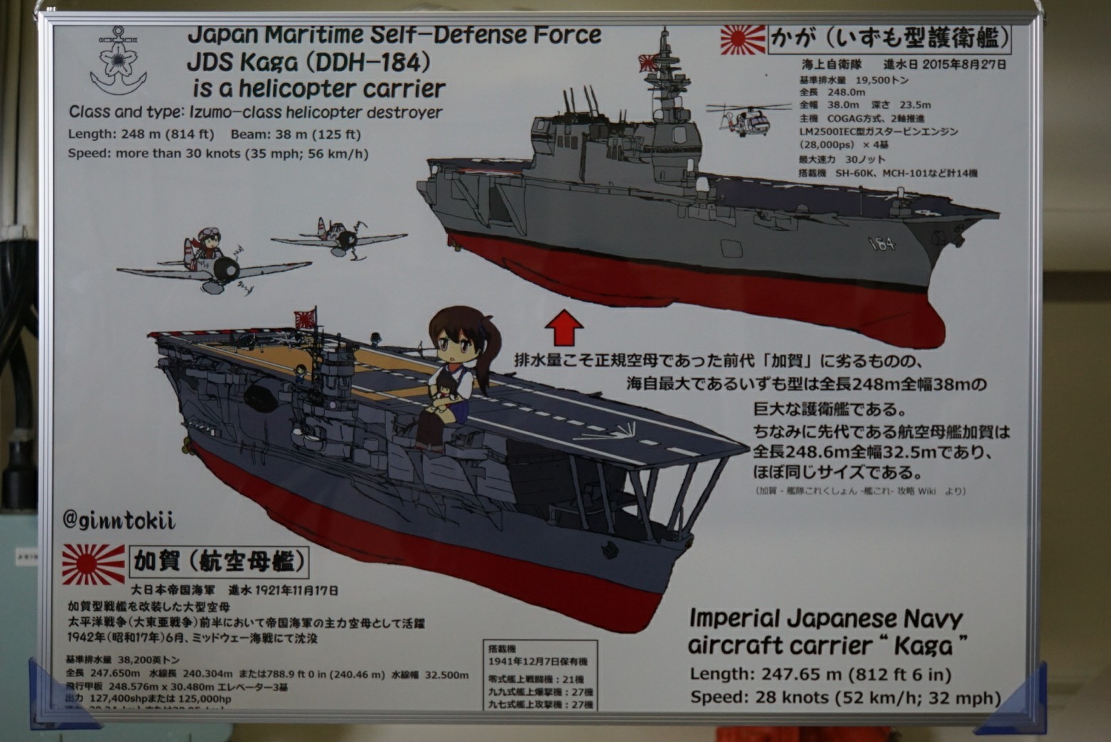 護衛艦 かが 金沢港一般公開 17 7 14 すーさんの艦活日記