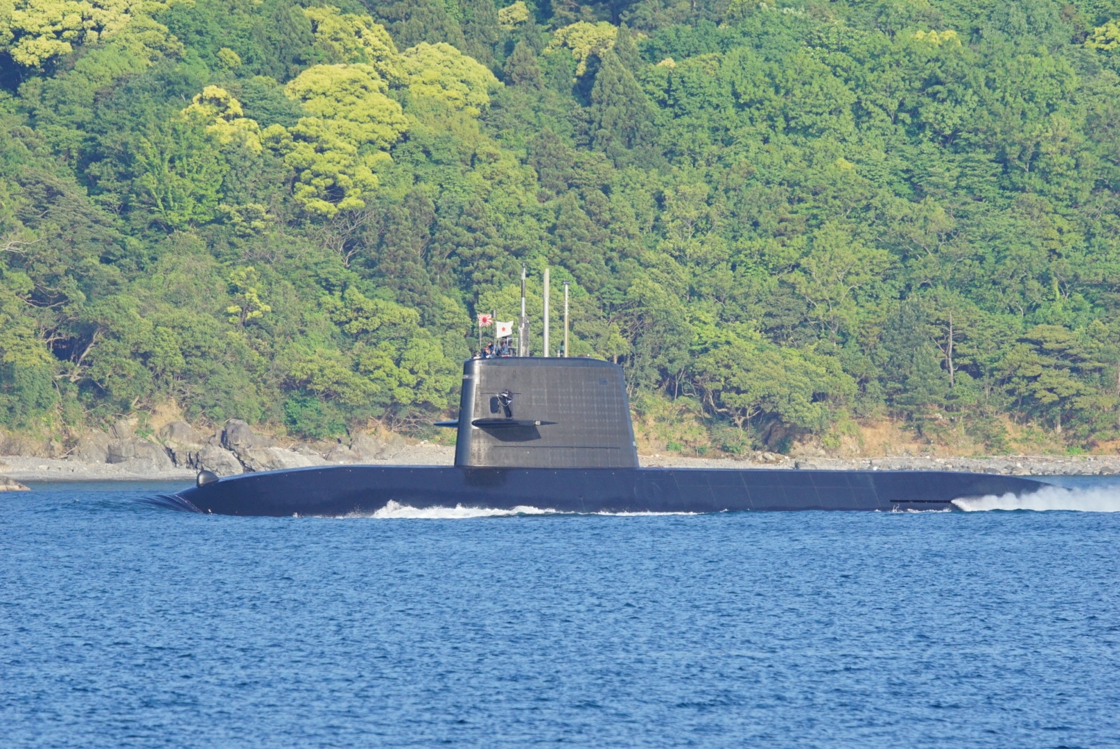 潜水艦「くろしお」舞鶴湾往路 2019/5/17 : すーさんの艦活日記
