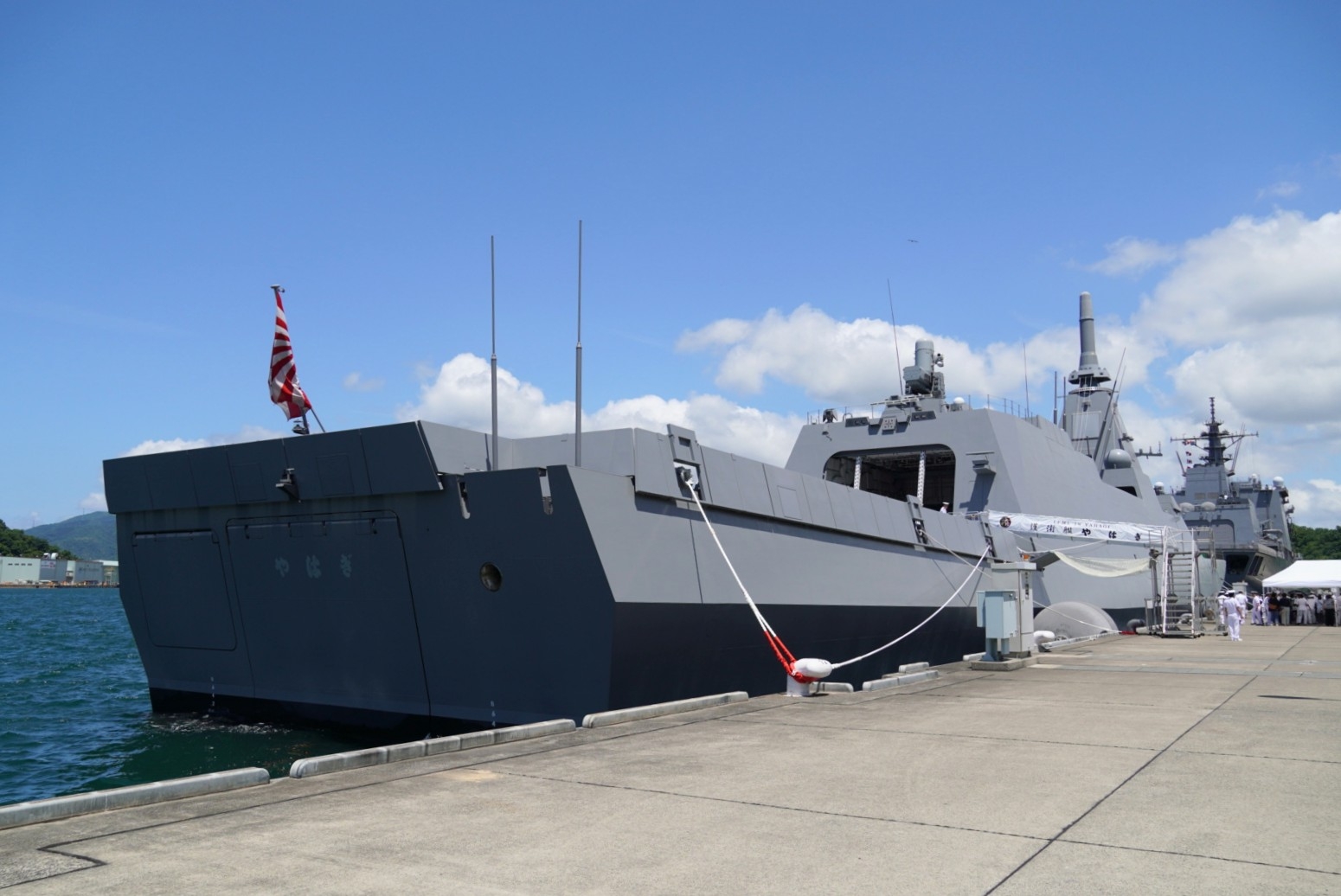 護衛艦】やはぎ あがの なとり【潜水艦】じんげい 海上自衛隊 ポストカード 護衛艦「