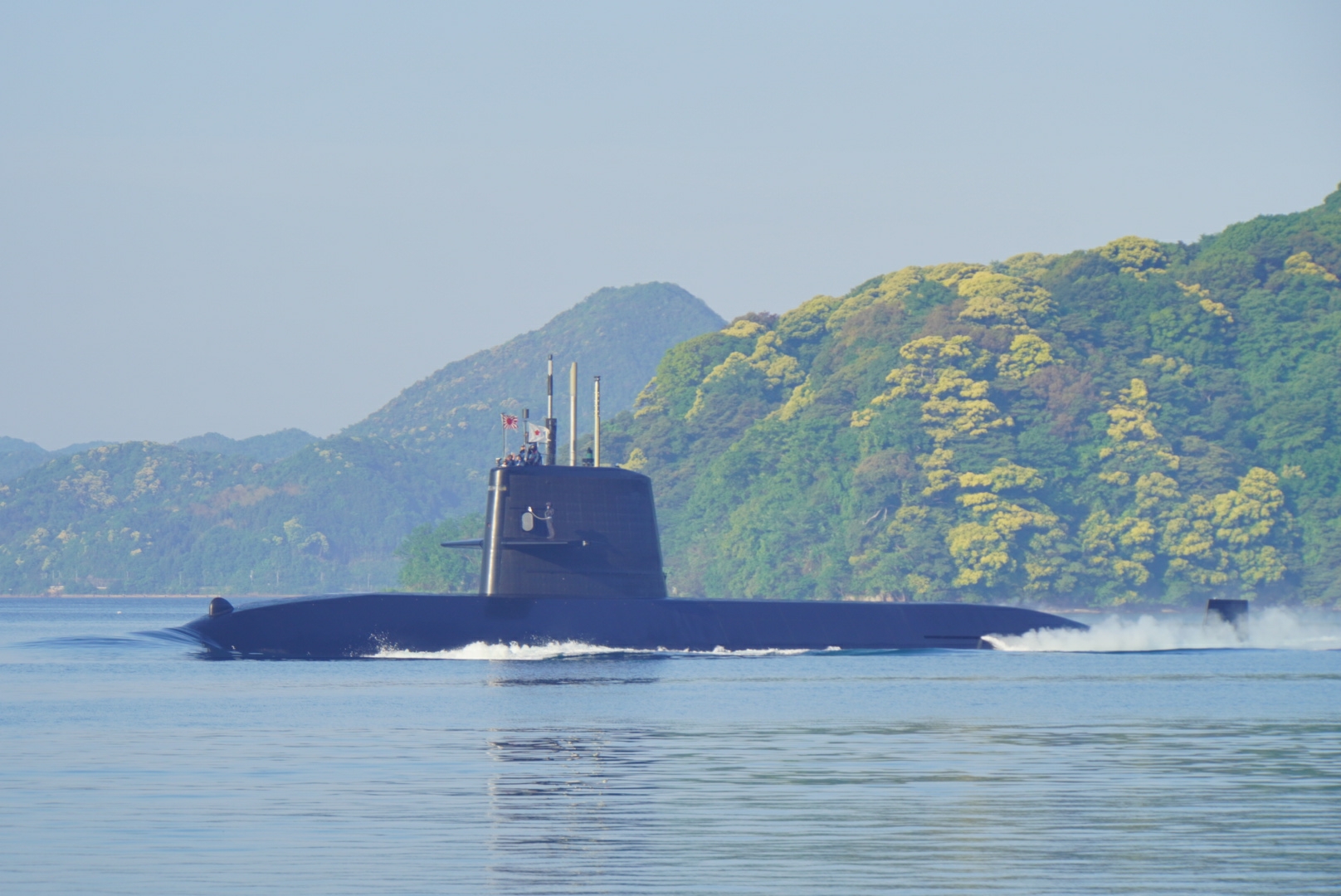 潜水艦「くろしお」舞鶴湾往路② 2019/5/17 : すーさんの艦活日記