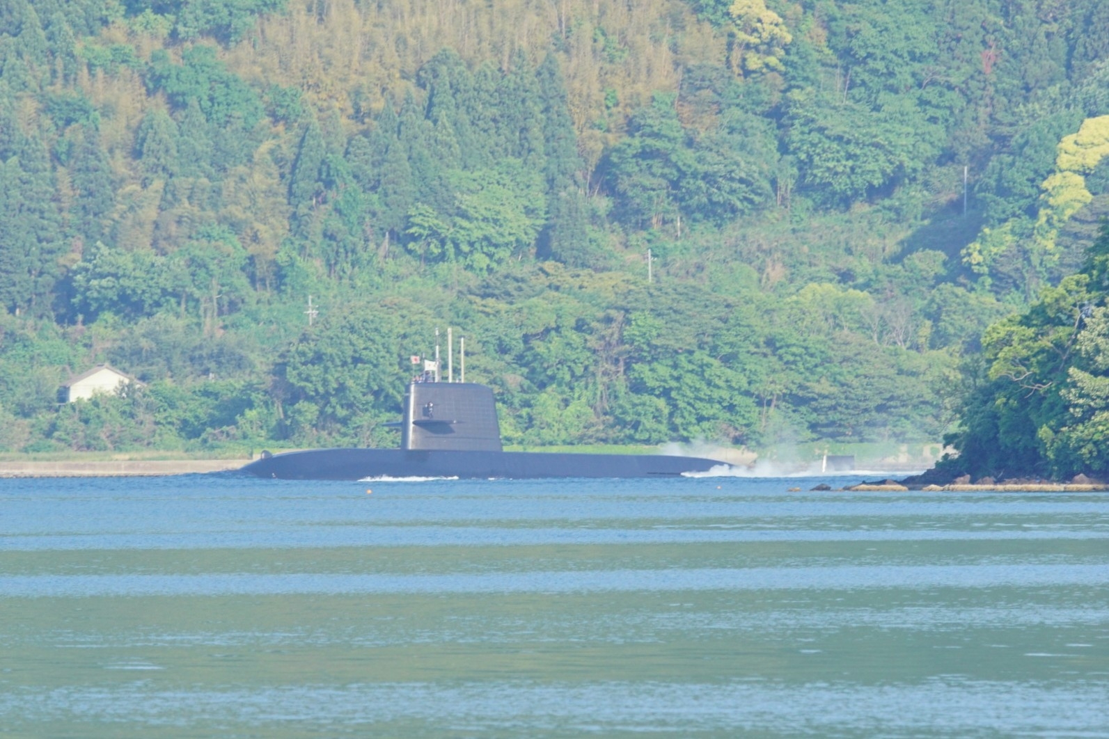 潜水艦「くろしお」舞鶴湾往路 2019/5/17 : すーさんの艦活日記