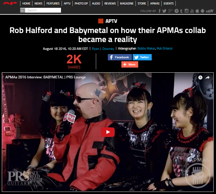 翻訳 Babymetalとロブのapmasインタビューを見た海外の反応 Babymetalの使徒 翻訳 Babymetalとロブのapmasインタビューを見た海外の反応 Babymetalの使徒